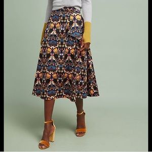 Whimsy Eva Franco Midi Skirt for Anthropologie